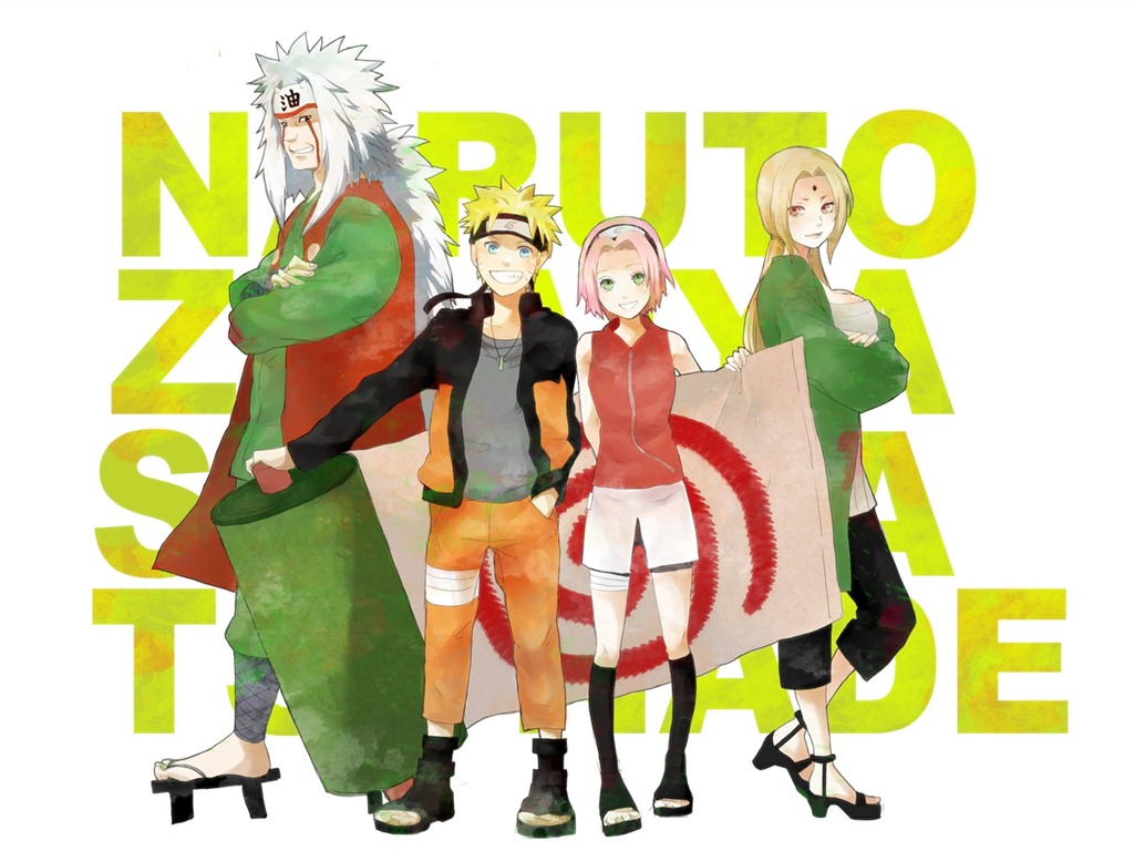 Naruto anime HD tapety na plochu #19 - 1024x768
