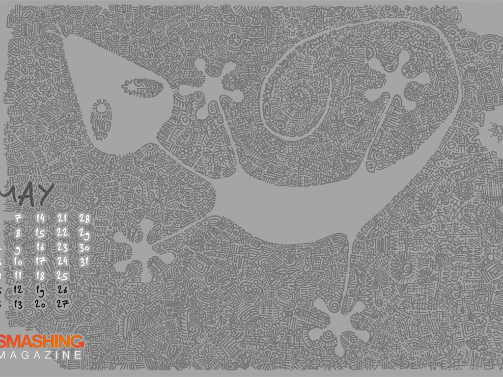 2012年5月 月曆壁紙(一) #17 - 1024x768