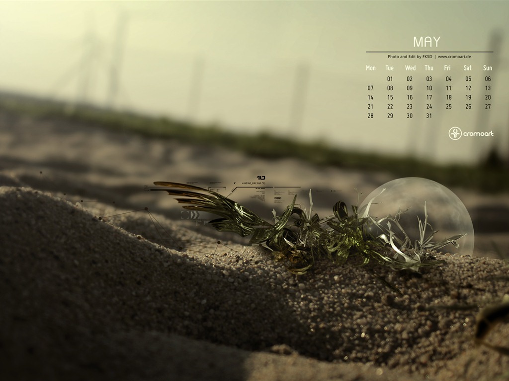 2012年5月 月曆壁紙(二) #19 - 1024x768