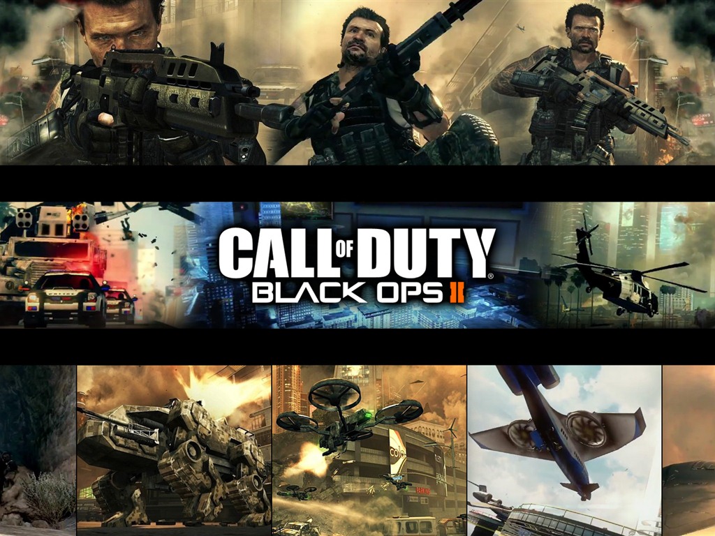 Call of Duty: Black Ops 2 使命召唤9：黑色行动2 高清壁纸2 - 1024x768