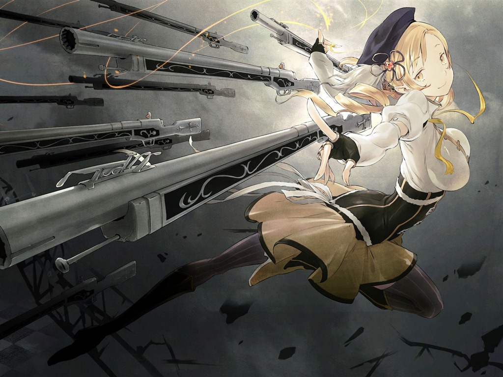 Puella Magi Madoka Magica 魔法少女小圓 高清壁紙 #4 - 1024x768