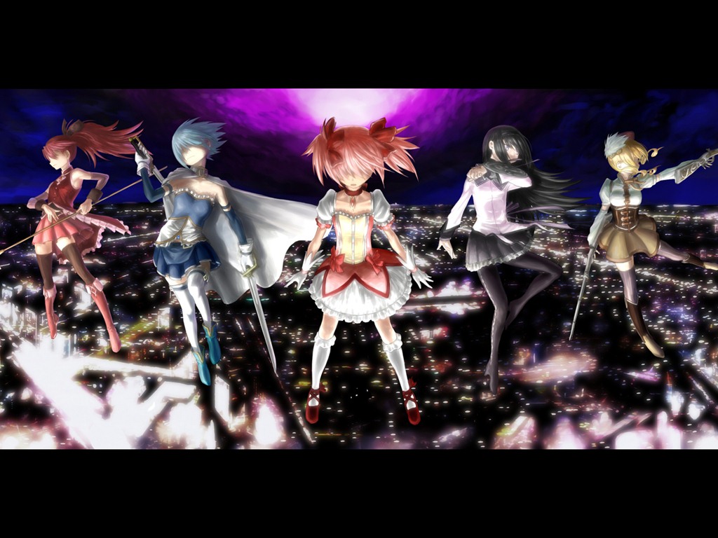 Puella Magi Madoka Magica HD tapety na plochu #6 - 1024x768