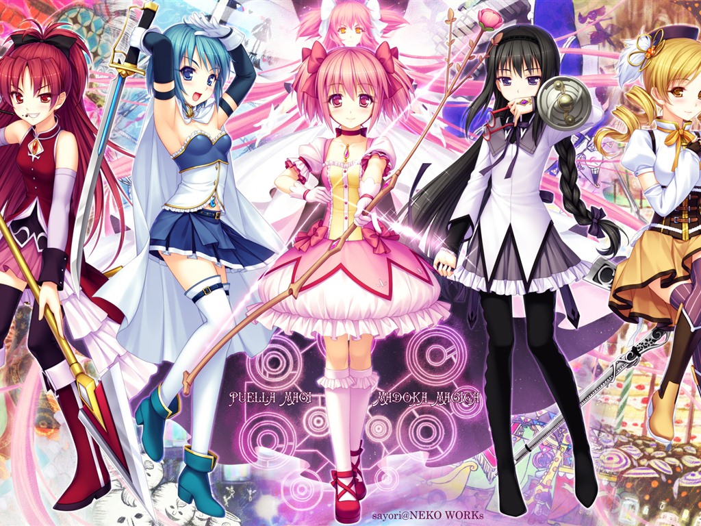 Puella Magi Madoka Magica HD tapety na plochu #15 - 1024x768