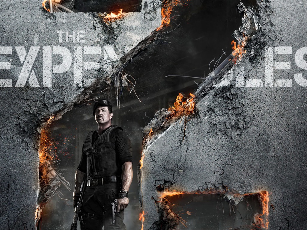 2012 The Expendables 2 敢死隊2 高清壁紙 #2 - 1024x768