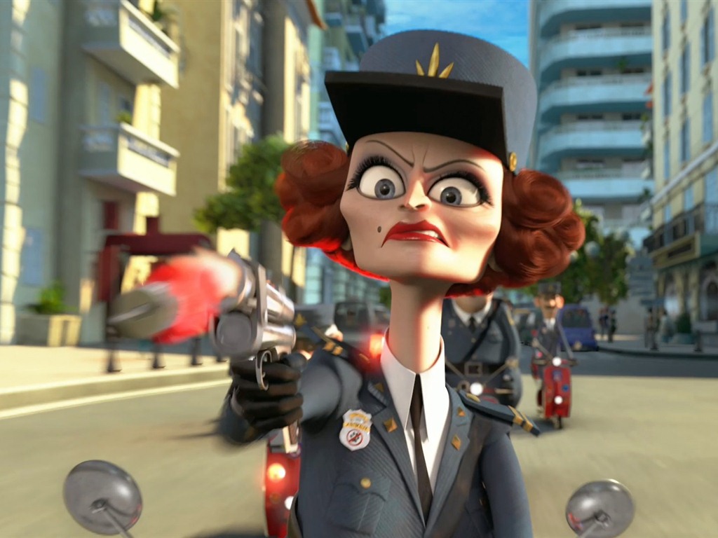 Madagascar 3: Europe's Most Wanted 馬達加斯加3：歐洲大圍捕 高清壁紙 #5 - 1024x768