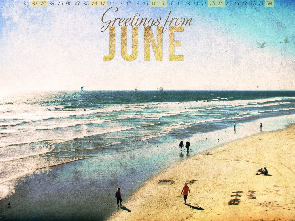 June 2012 Calendar wallpapers (1) #1 - 1024x768