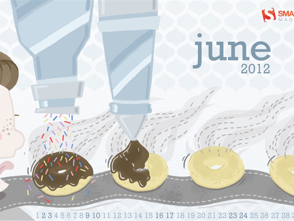 2012年6月 月曆壁紙(一) #20 - 1024x768