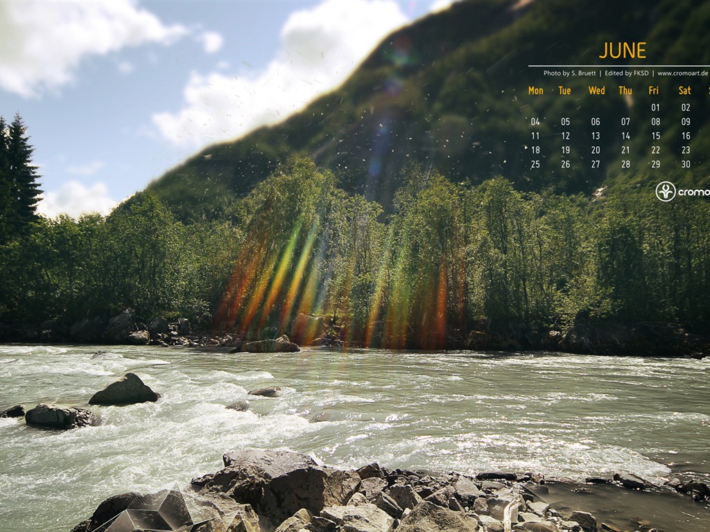 2012年6月 月曆壁紙(二) #19 - 1024x768