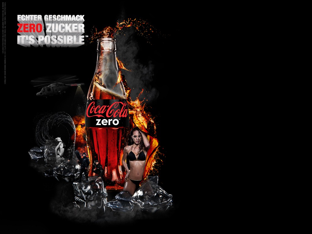 Coca-Cola beautiful ad wallpaper #27 - 1024x768