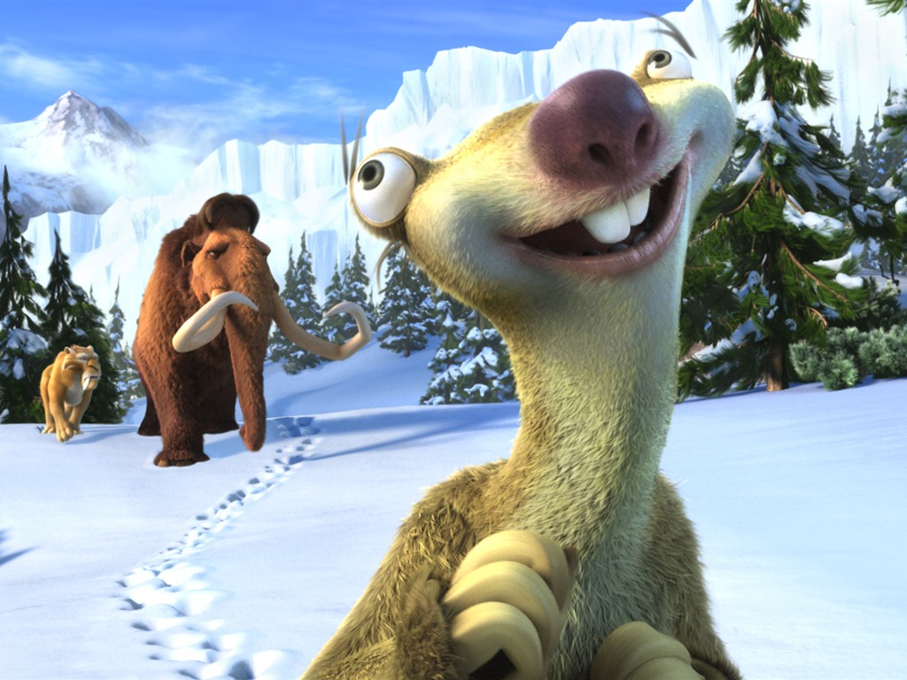 Ice Age 4: Continental Drift 冰川時代4：大陸漂移高清壁紙 #2 - 1024x768