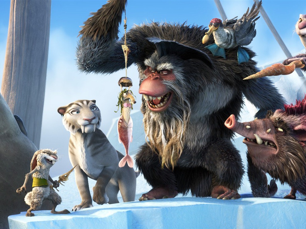 Ice Age 4: Continental Drift 冰川時代4：大陸漂移高清壁紙 #13 - 1024x768