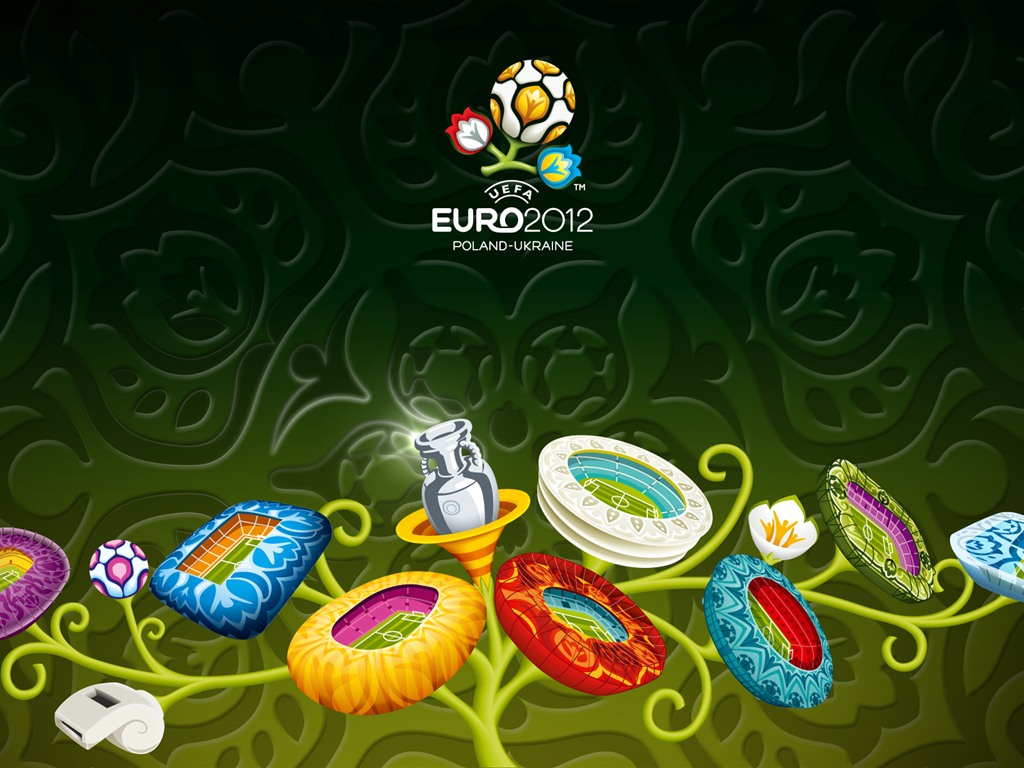UEFA EURO 2012 欧洲足球锦标赛 高清壁纸(二)11 - 1024x768