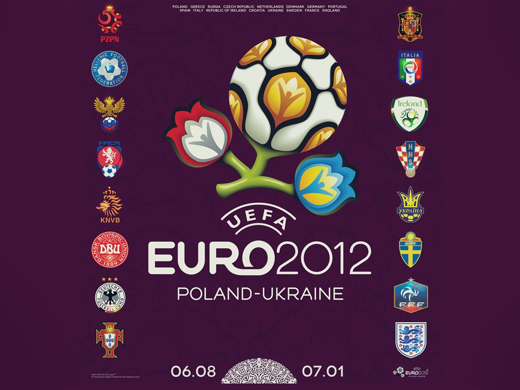 UEFA EURO 2012 欧洲足球锦标赛 高清壁纸(二)12 - 1024x768