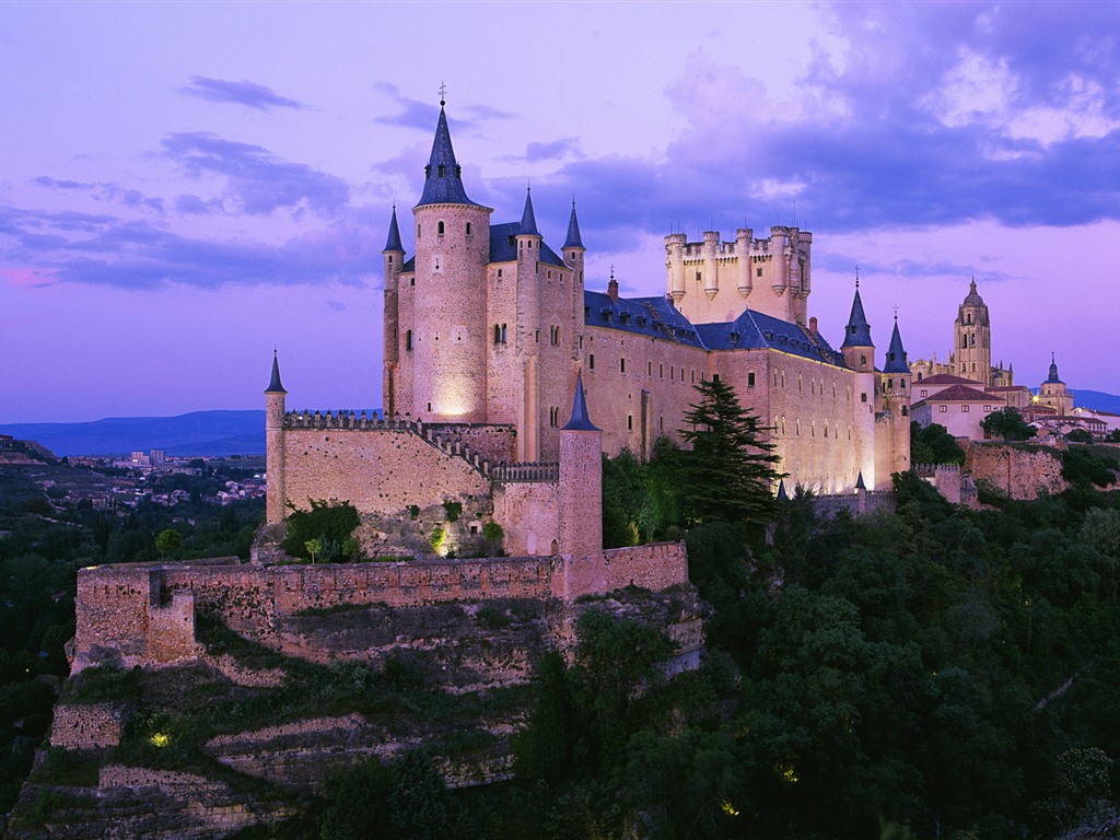 Windows 7 壁纸：欧洲的城堡1 - 1024x768