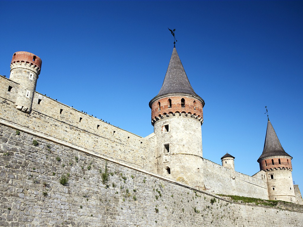Windows 7 壁纸：欧洲的城堡21 - 1024x768
