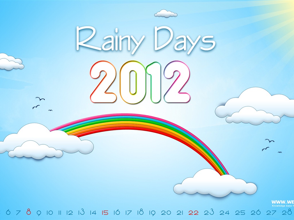 July 2012 Calendar wallpapers (1) #7 - 1024x768