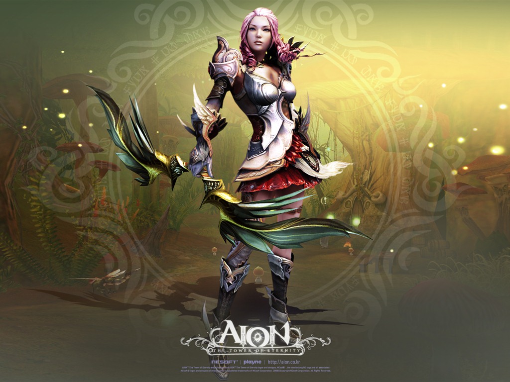 Aion hermosas niñas HD Fondos de pantalla (2) #6 - 1024x768