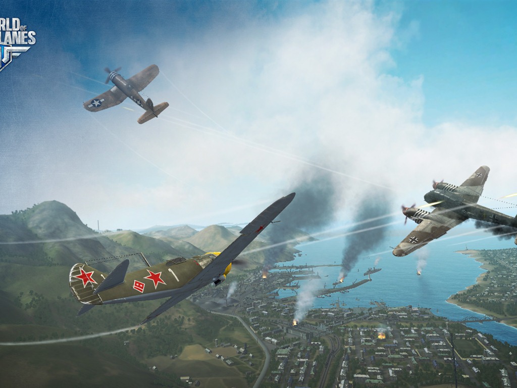 Mondiale d'avions de guerre fonds d'écran de jeu #1 - 1024x768