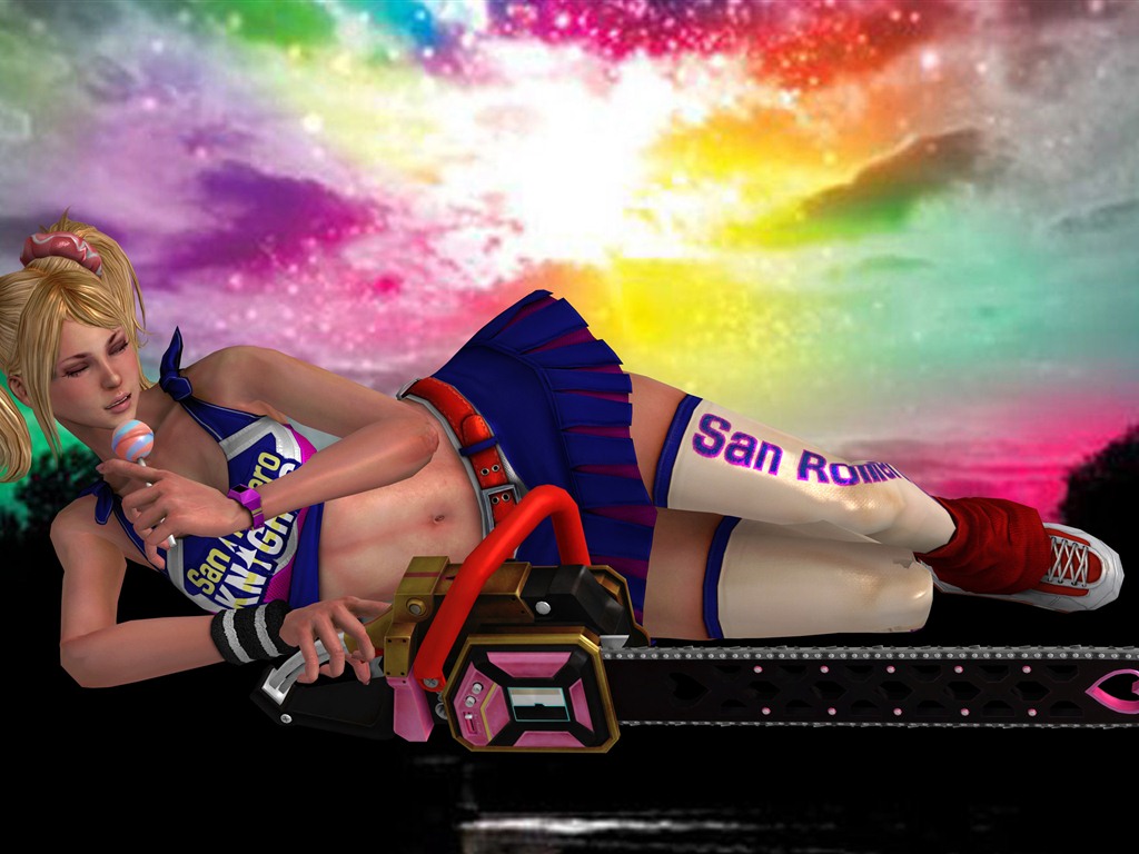 Lollipop Chainsaw HD tapety na plochu #5 - 1024x768