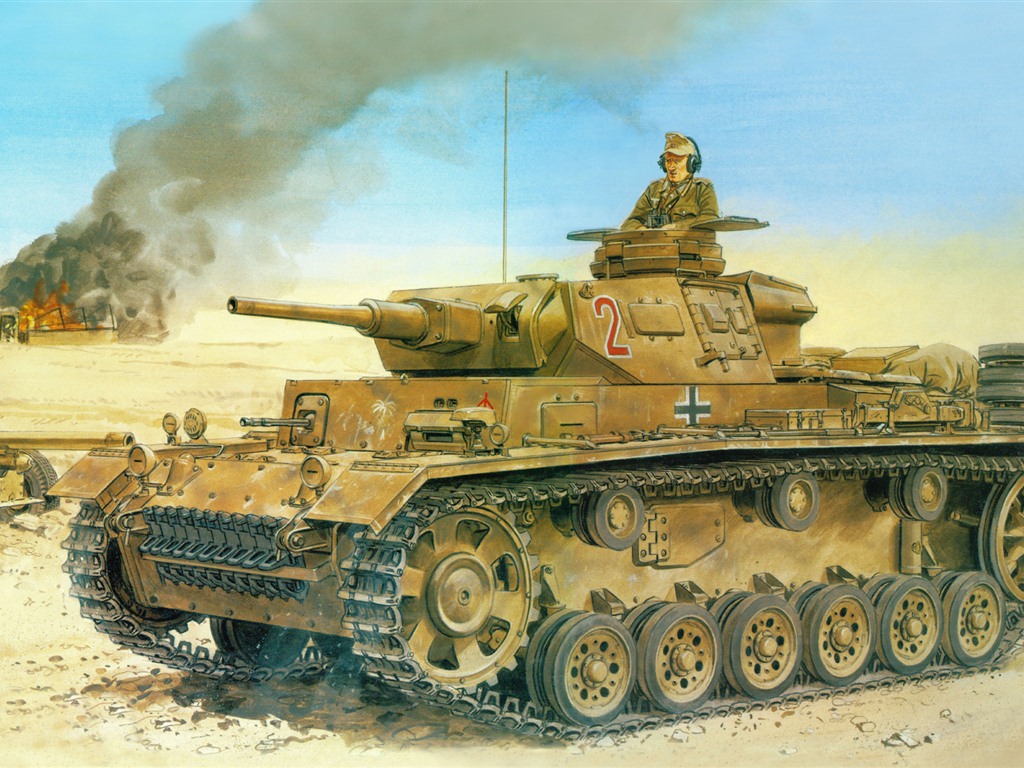 Военный танков, боевых бронированных картины HD обои #7 - 1024x768