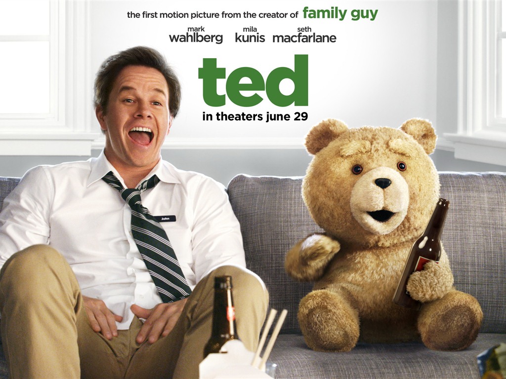 Ted 2012 泰迪熊2012 高清壁紙 #1 - 1024x768