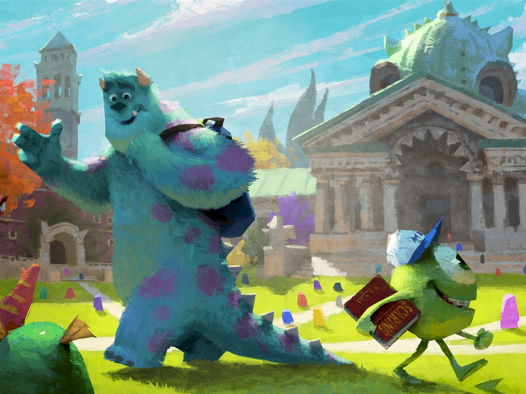 Monsters University 怪獸大學 高清壁紙 #8 - 1024x768