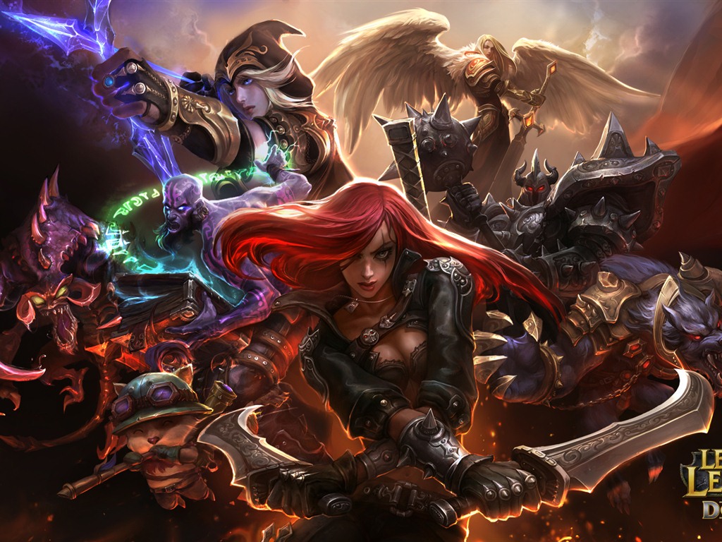 League of Legends juego en alta definición fondos de pantalla #9 - 1024x768