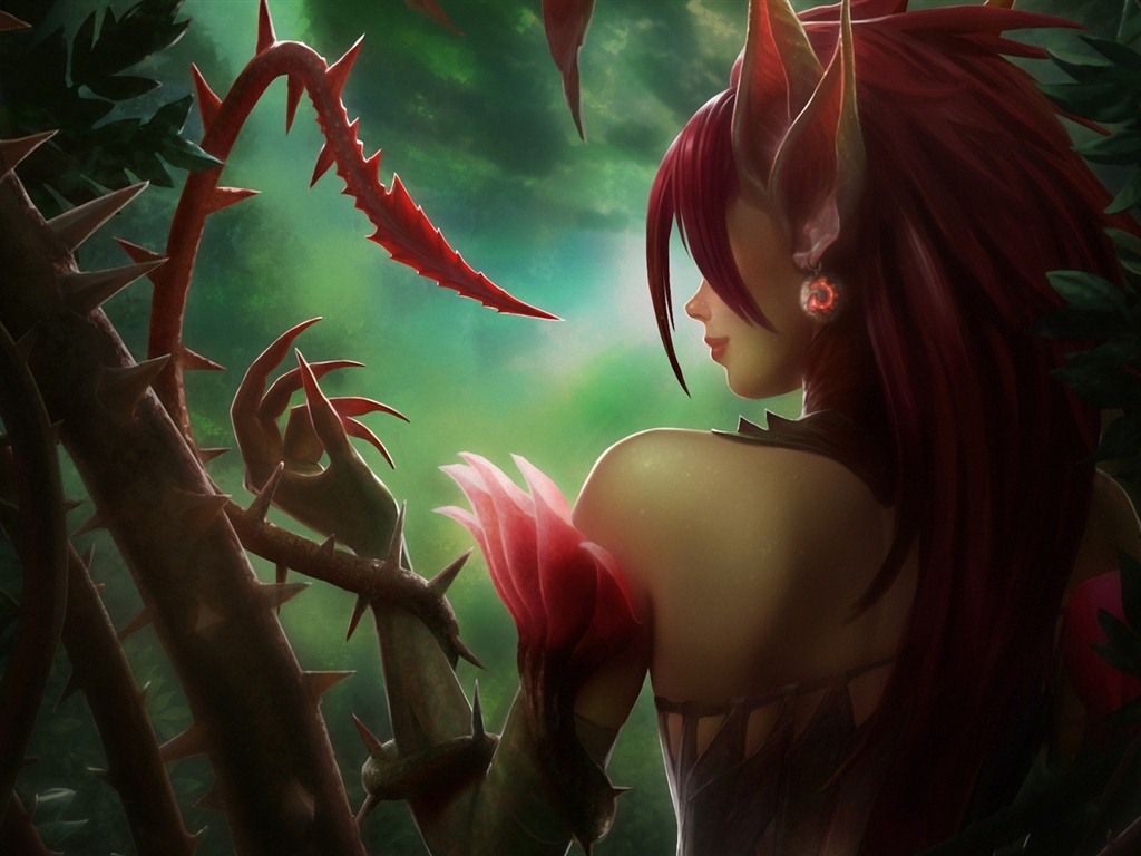 League of Legends schönes Mädchen Wallpaper #36 - 1024x768