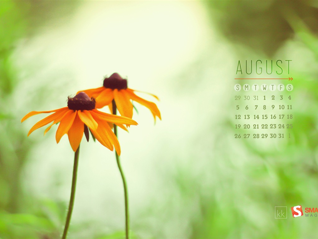 August 2012 Calendar wallpapers (2) #1 - 1024x768