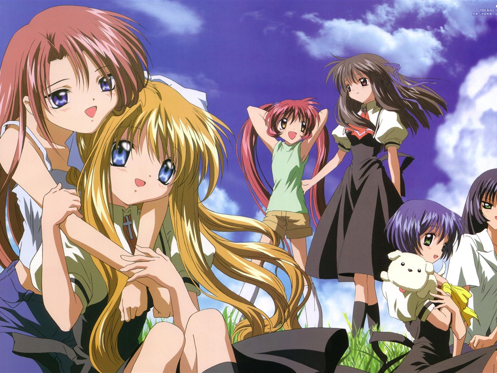 Krásné dívky anime HD Tapety na plochu (1) #9 - 1024x768