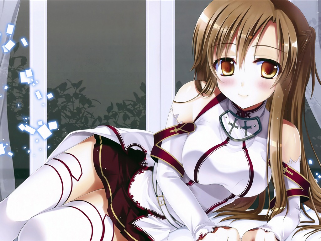 美麗的動漫女孩 高清壁紙(一) #12 - 1024x768