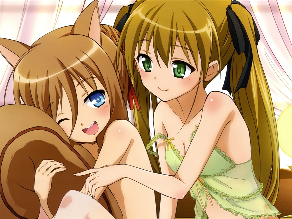 Krásné dívky anime HD Tapety na plochu (1) #19 - 1024x768