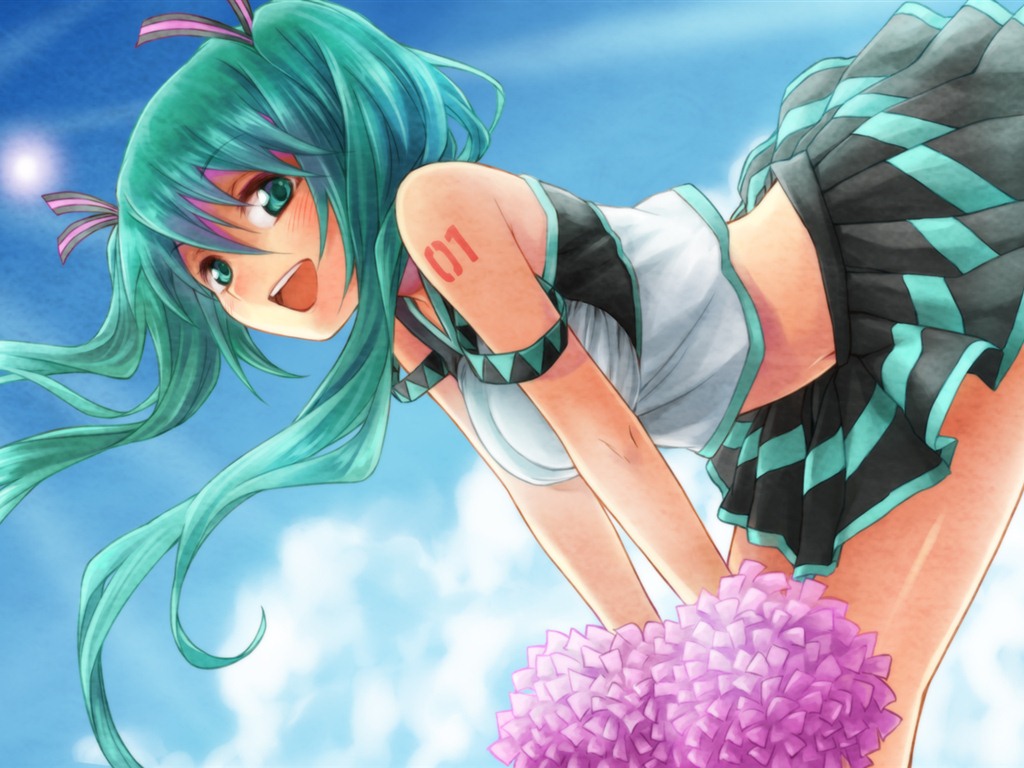 美麗的動漫女孩 高清壁紙(二) #16 - 1024x768