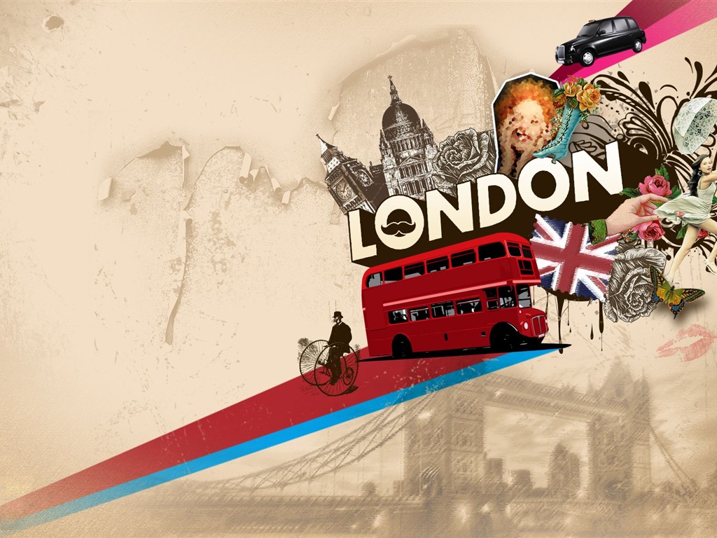 2012年ロンドン五輪のテーマの壁紙（1） #15 - 1024x768