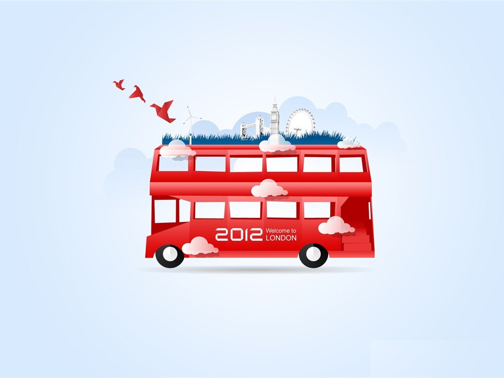 Londres 2012 fonds d'écran thème Olympiques (1) #18 - 1024x768