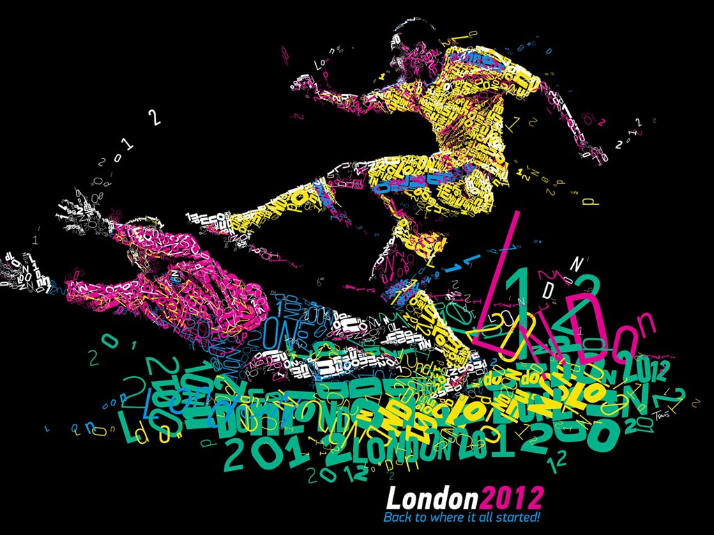 2012年ロンドン五輪のテーマの壁紙（1） #22 - 1024x768