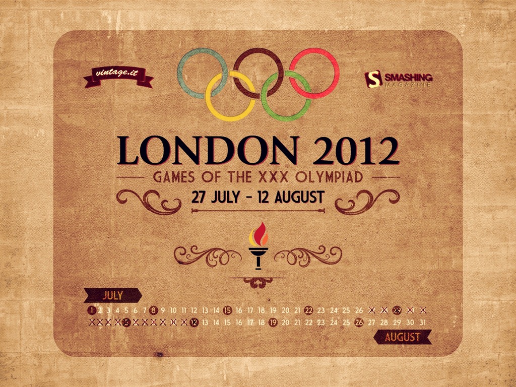 Londres 2012 fonds d'écran thème Olympiques (1) #24 - 1024x768