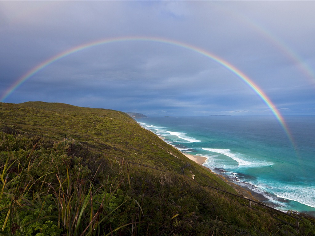 Windows 7 Wallpapers: Arco iris #14 - 1024x768