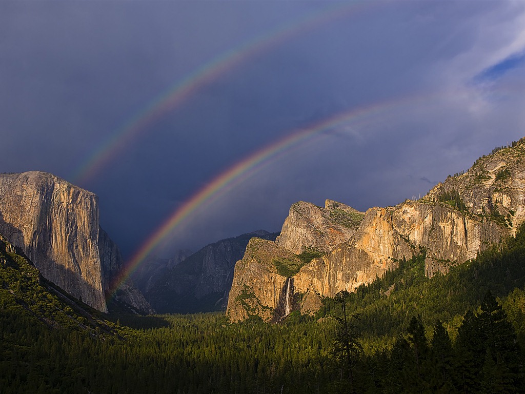 Windows 7 Wallpapers: Arco iris #18 - 1024x768