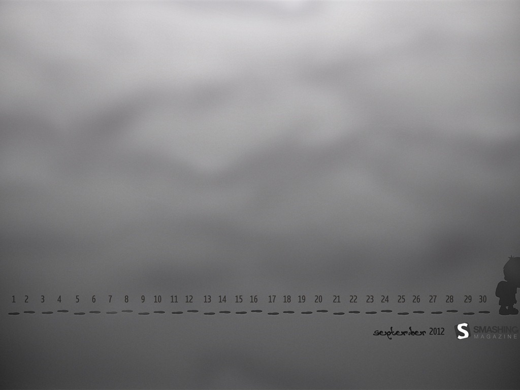 2012年9月 月曆壁紙(二) #14 - 1024x768