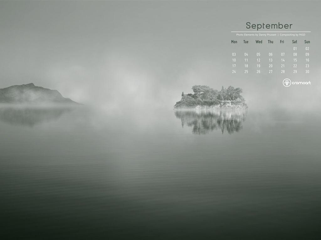 2012年9月 月曆壁紙(二) #20 - 1024x768
