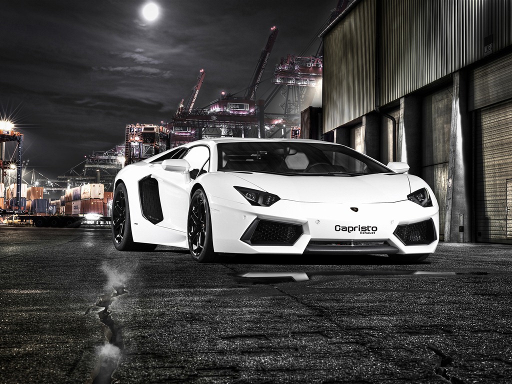 2012 Lamborghini Aventador LP700-4 蘭博基尼高清壁紙 #1 - 1024x768
