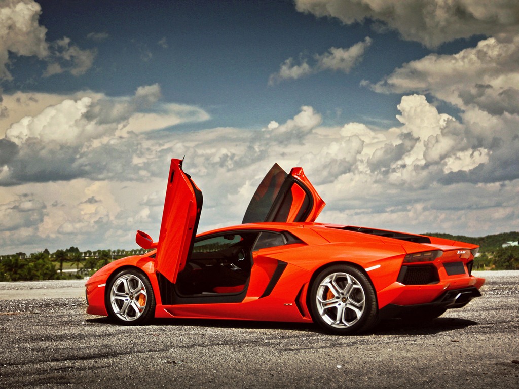 2012 Lamborghini Aventador LP700-4 兰博基尼 高清壁纸24 - 1024x768