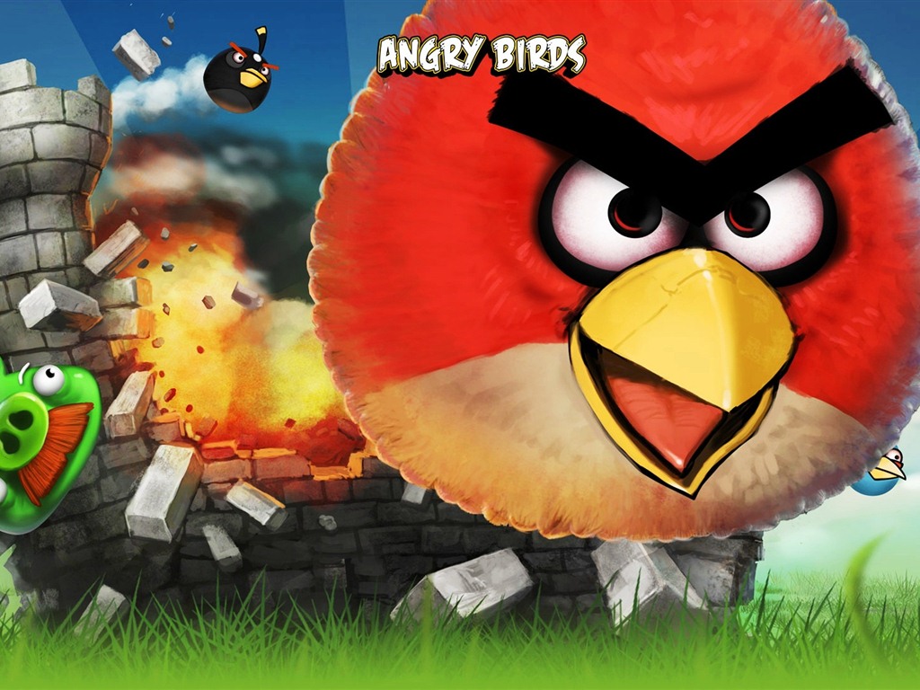 Angry Birds 憤怒的小鳥 遊戲壁紙 #7 - 1024x768