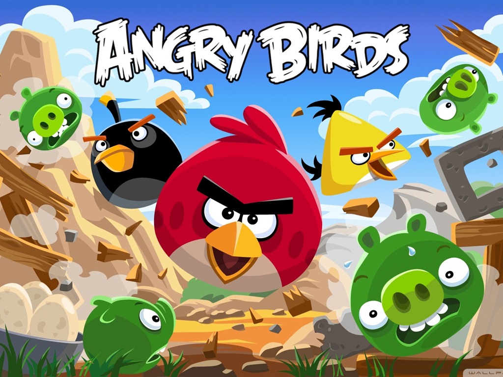 Angry Birds Spiel wallpapers #10 - 1024x768