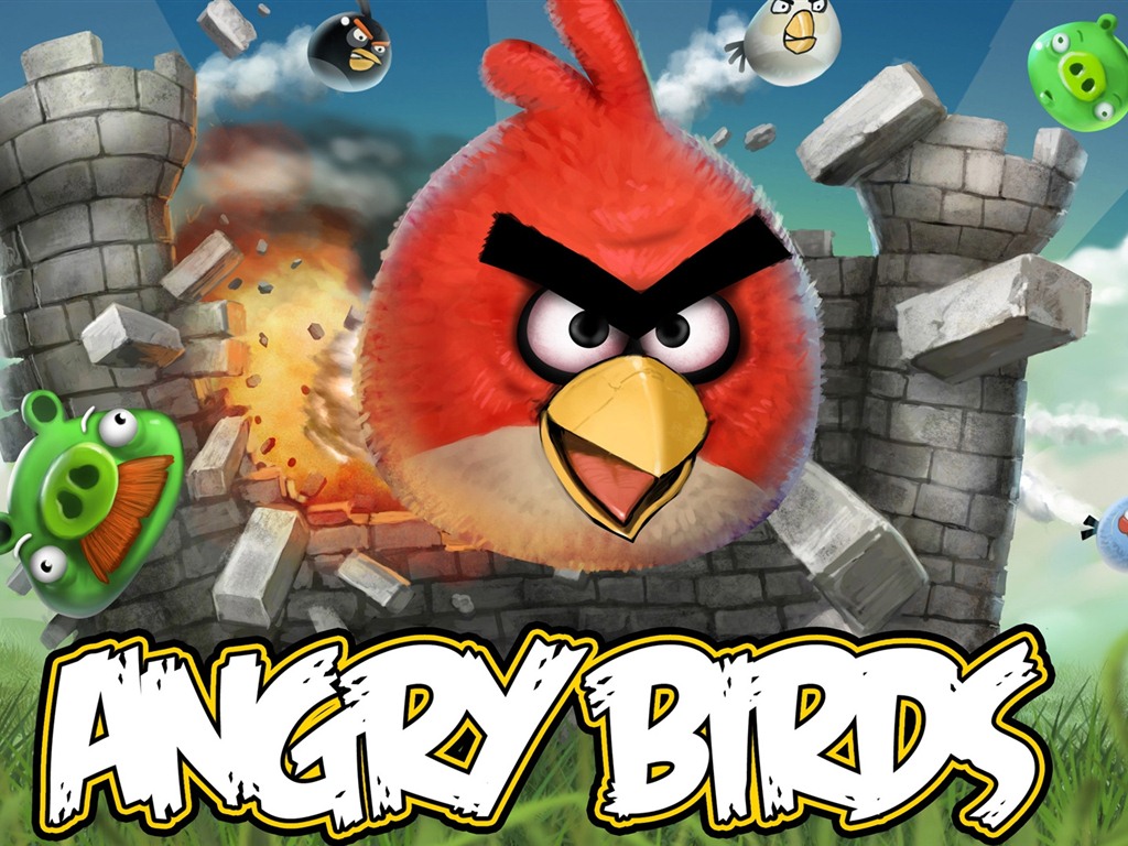 Angry Birds Spiel wallpapers #15 - 1024x768