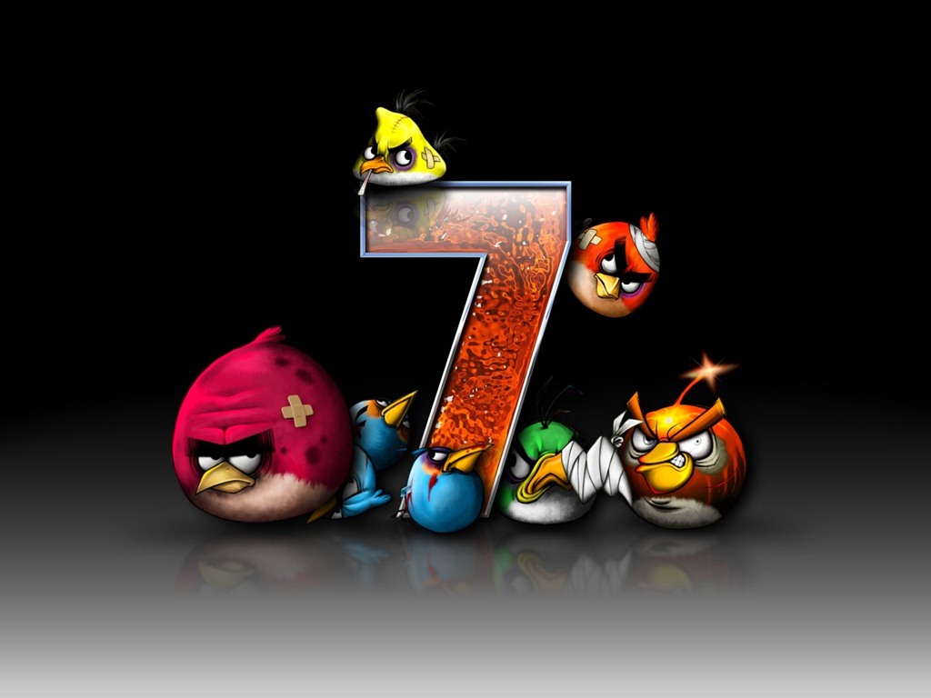 Angry Birds Spiel wallpapers #17 - 1024x768