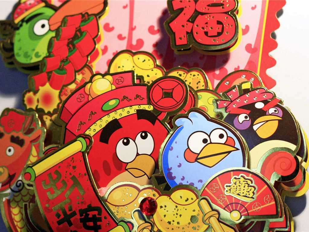 Angry Birds Spiel wallpapers #19 - 1024x768