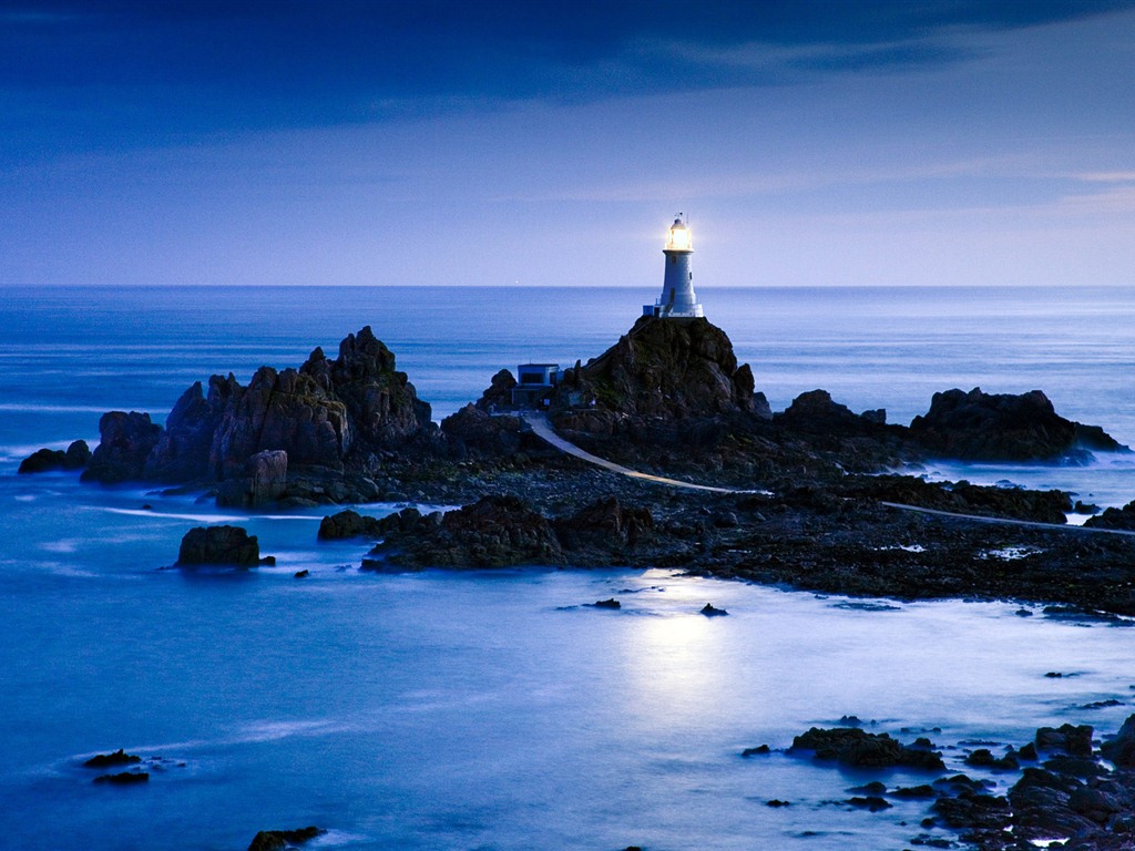 Windows 7 壁紙：燈塔 #11 - 1024x768