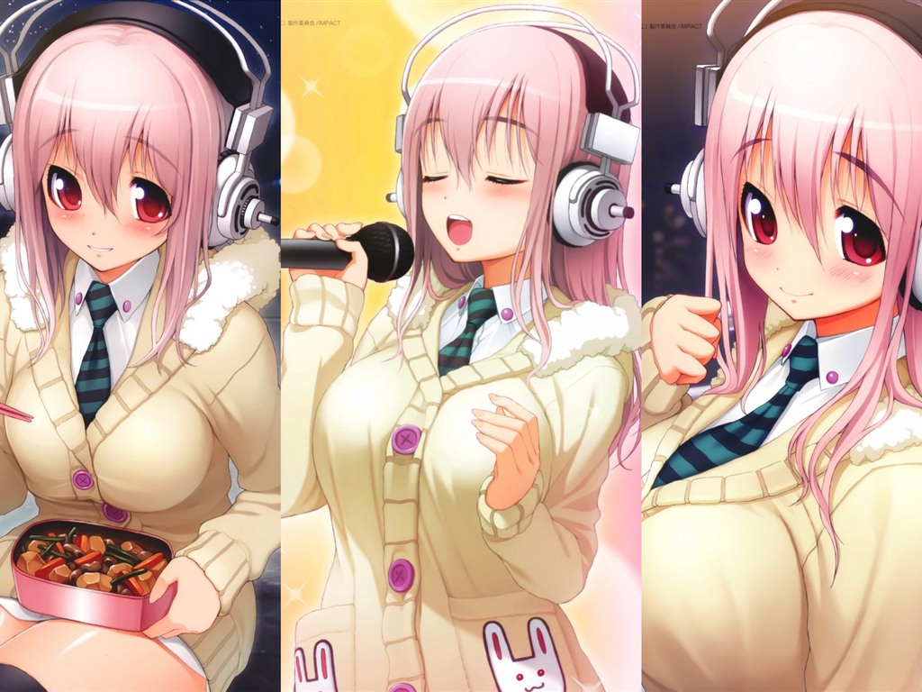 Super Sonico 超级索尼子 高清动漫壁纸4 - 1024x768